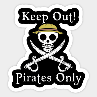 Pirates Only Sticker